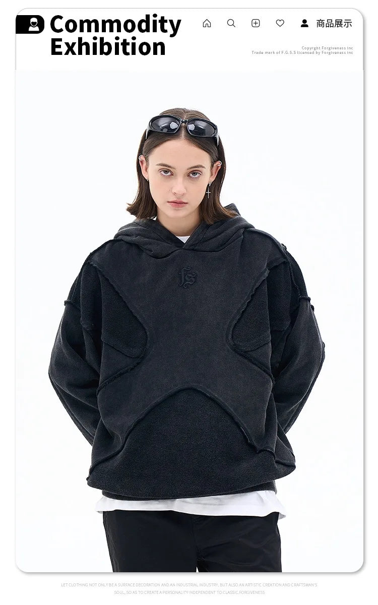 Reverse Design Process Solid Color Hoodie | Viral Graphic Hoodie Drop