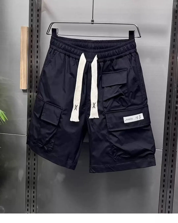 Men's Shorts Multi-Pocket Fashion Overalls Shorts Quick Dry Outdoor Casual Fitness Loose Harajuku Streetwear High Quality Shorts