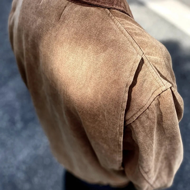 trendy coat featuring new 2023 luxury men detroit old washing multi workwearbomber coats jackets down coats shirts cotton warm winter 450 design – premium quality jacket for men