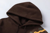 High Street Lightning Foam Print Pullover Fleece Hoodies For Men And W