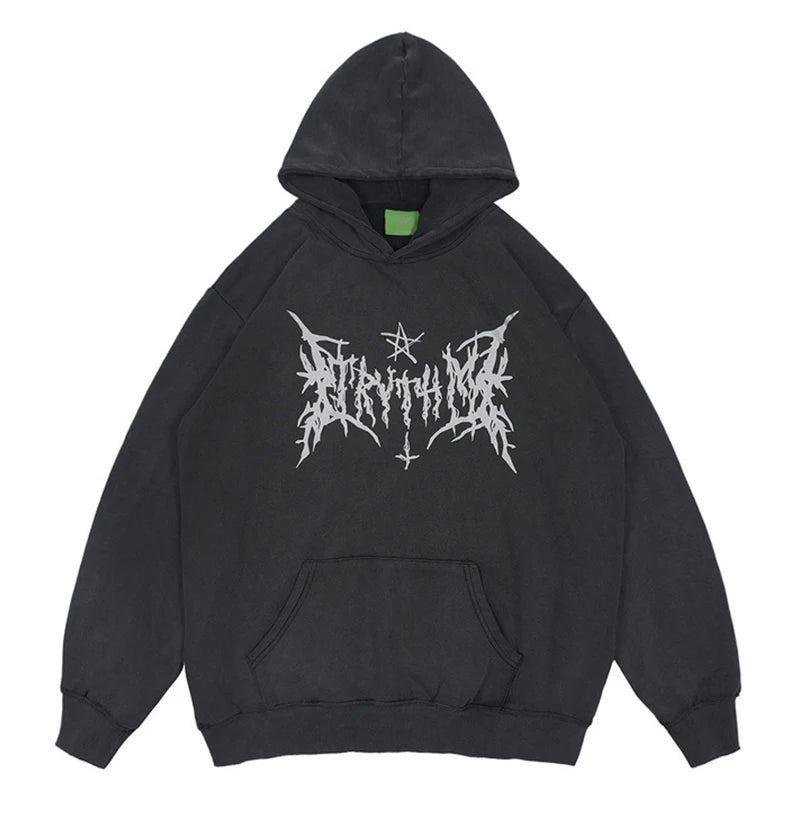 gothic angelcore design featuring rainbowtouches washed hoodies 2022 men fashion high street graphic vintage hip hop women hoodie street unisex superior quality