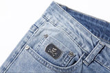 high 2023 new classical pirate metal skull bone luxurious embroidered jeans cotton denim pants comfort casual jeans 28 38 204 unique jeans style 6099