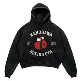 2024 Men Spring Hoodie Retro Japanese Anime Graphic Hoodies Boxer Hip