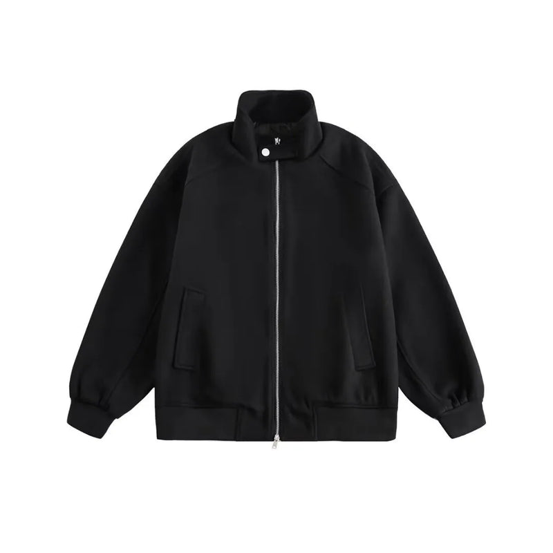 Autumn New Stand Collar Sports Jacket Mens Korean Couple College High