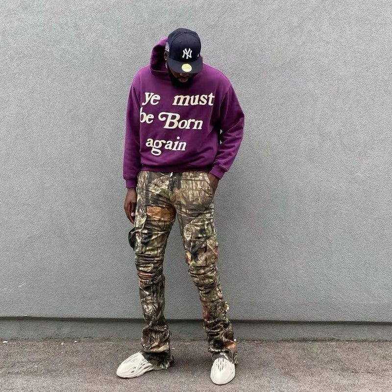 Y2K Graphic Tee – 24Ss 12 Colors Cpfm Kanye West Ye Must Be Born Again – Streetwear Fashion for Men & Women
