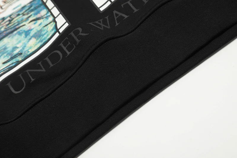 24Ss Autumn And Winter Who Decides War Hoodies Vintage City Cartoon Pr