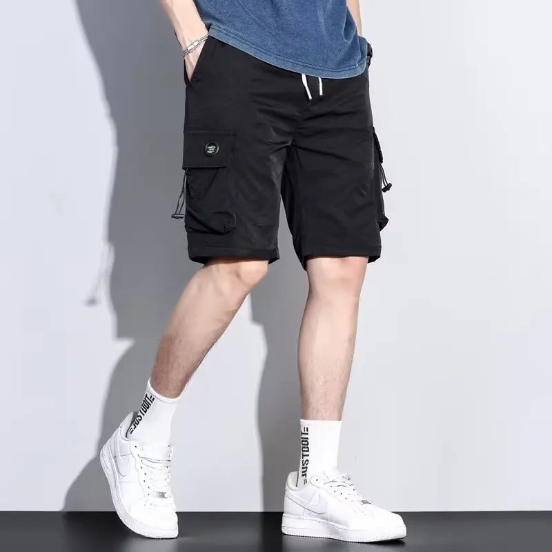2024 New Summer Cargo Shorts For Men Multi-Pocket Sport Breathable Casual Hip-Hop Streetwear Bermuda Shorts Sweatpants Gym Short