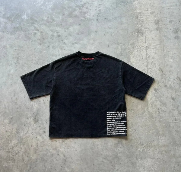 Trapwear Oversized shirt – 2024 New Y2K Street Hip Hop Gothic Punk Round Neck T Shirt W