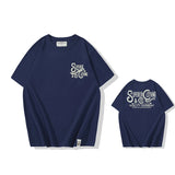 Gothic Crying angel – Vintage Amekaji Letter Printed T Shirt Men 2022 Spring Summe