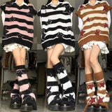 grunge knit pullover for fall and winter, oversized aesthetic with urban style, mens fashion layer for modern streetwear coll