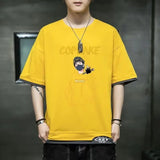 Glitchcore Chrome logo – Hot Summer Mens T Shirt Korean Version Of Harajuku High Stre