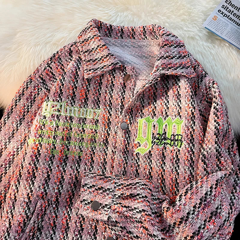 streetwear unisex oversized fashion style material hop essential premium everyday american-retro-plaid-jacket-korean-trend-couple-jackets-embroidery-design-unisex-outerwear-loose-plus-size-mens-coat casual hip print wear graphic b6b7e3 image high quality design - fit style urban streetwear design ID 94cd6