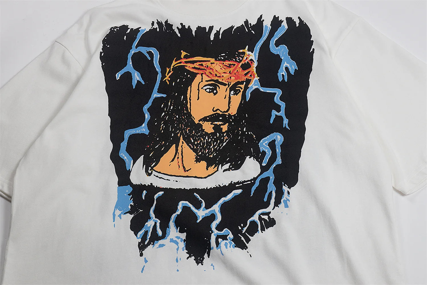 Y2K aesthetic print tee featuring summer kanye west chicago limited peripheral high street retro tops t shirt