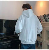 Autumn Turtleneck Fleece Hoodies Men 2024 New High Street Oversize Pullover Hoodie Unisex Y2K Vintage Hooded Sweatshirts Clothes
