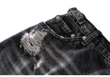 knee destroy big holes high street pants mens casual harajuku zipper straight trousers hip hop fashion streetwear baggy joggers unique joggers style 2920