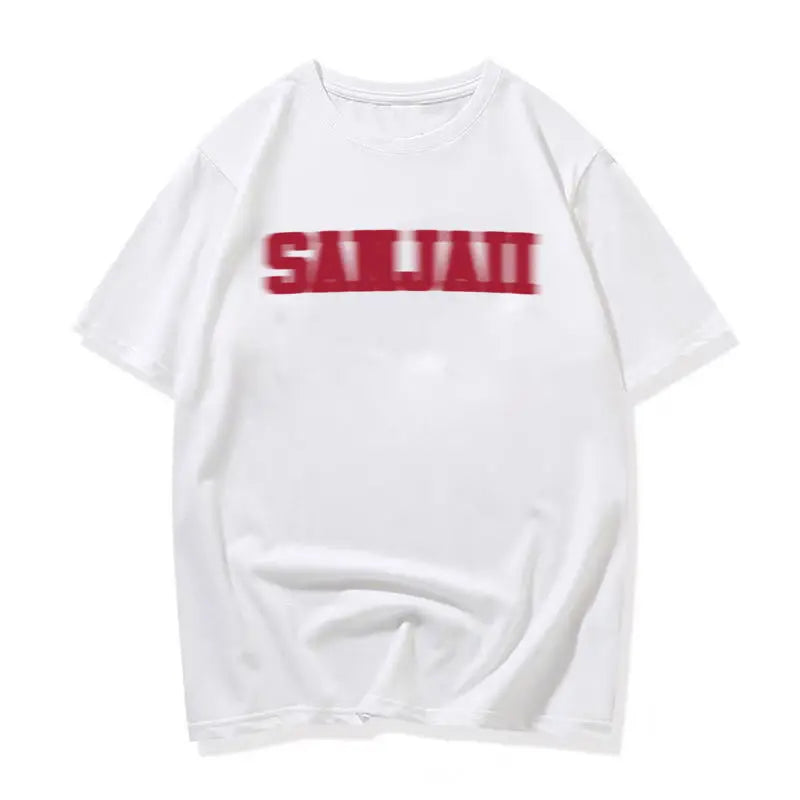Sadcore Crying angel – American Retro Trendy Brand Pure Cotton Short Sleeved T Shir