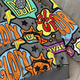 Towel Embroidered Cartoon Camouflage Glo Gang The Glory Full Zip Hoodi