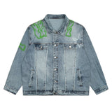 men harajuku graffiti denim jacket and coat fashion hip hop long sleeve jean patchwork outerwear casual streetwear jeans jack - variant style 334a95 for streetwear fashion