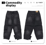 The new autumn and winter jeans are on backwards