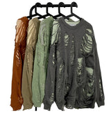 grunge pullover streetwear, modern knitwear, cozy fashion fit, stylish street outfit, modern aesthetic appeal