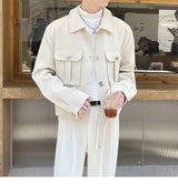 New Spring And Autumn Korean Style Trendy Jacket Three Piece Set For M