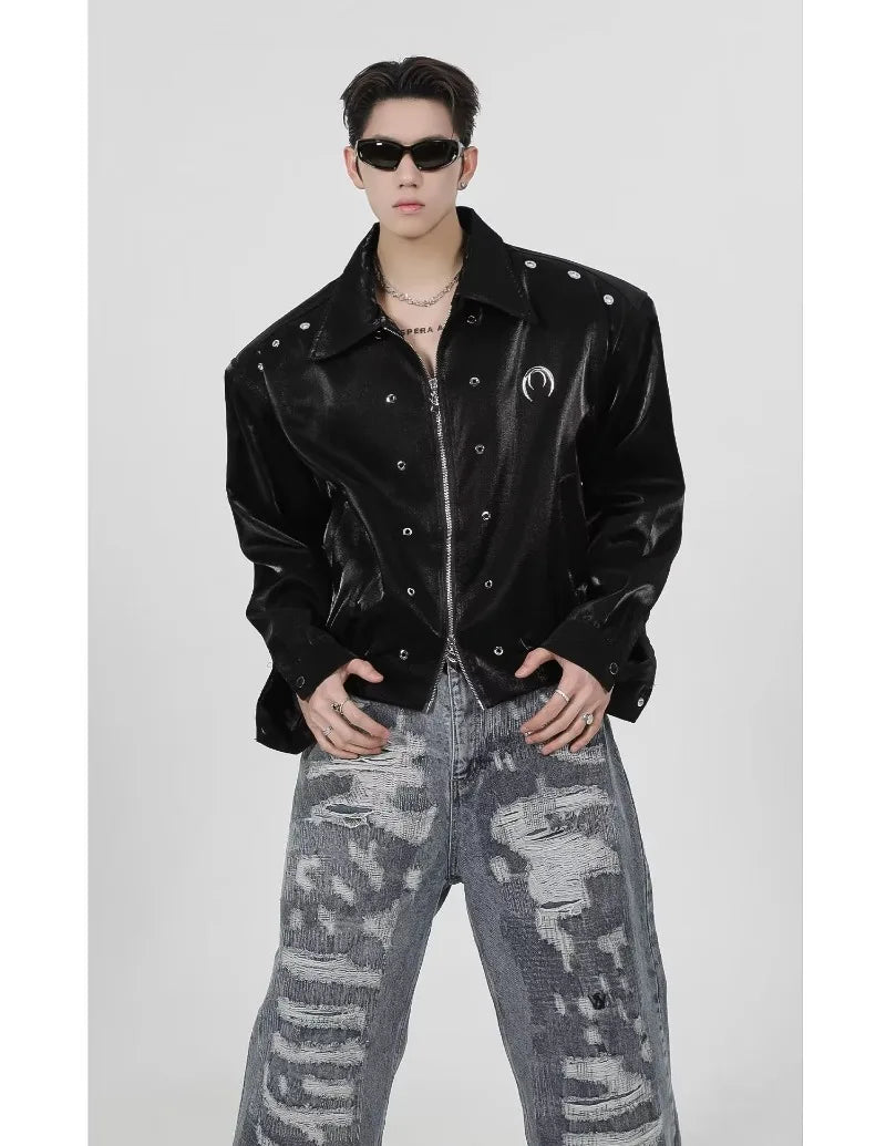 retro baseball bomber, daily drip outerwear, casual outfit