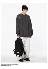 2025 Spring Autumn Sweatshirt Men Women Streetwear Fashion Loose Casua