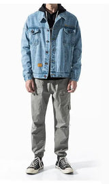 Retro Baseball Jacket for Men Cold Weather Jacket