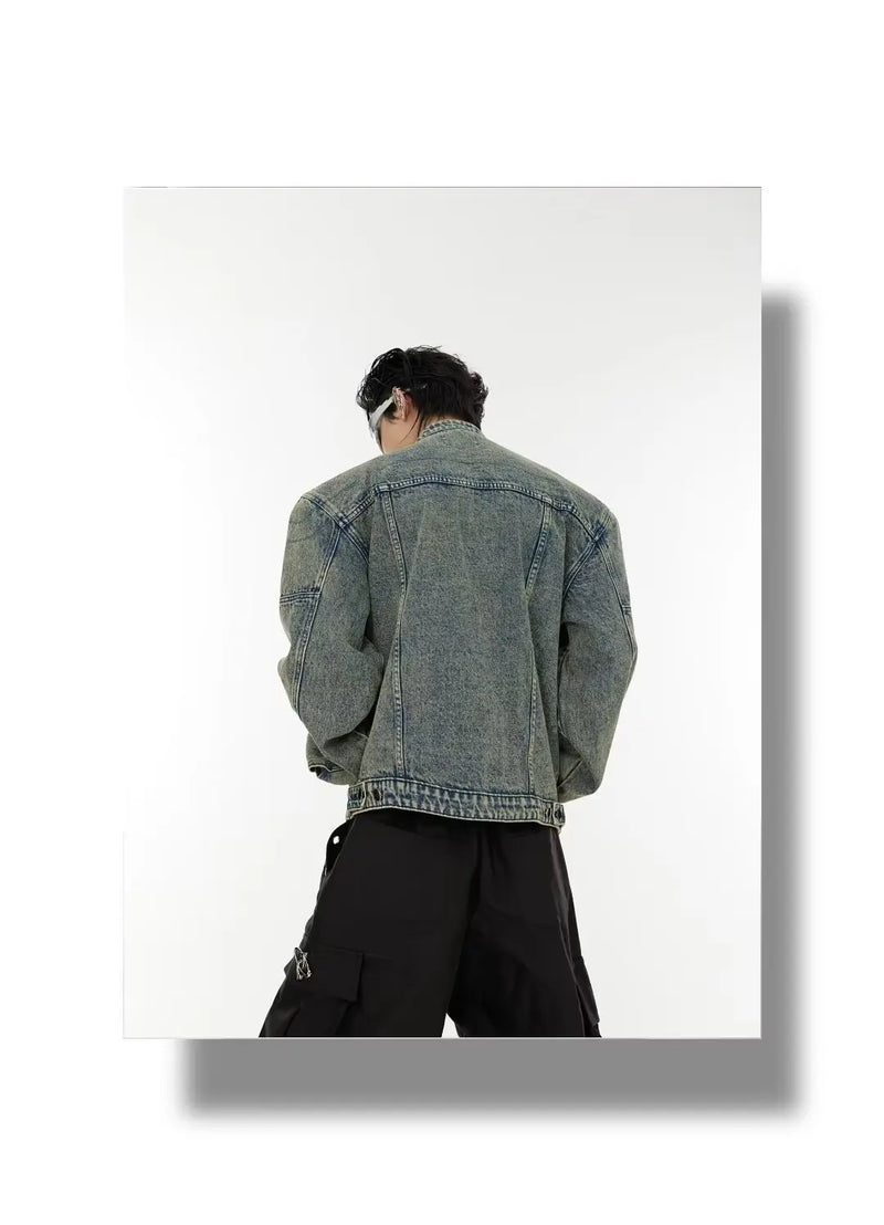 techwear zip bomber, urban fashion, for men, fall streetwear outfit, oversized style, layered fashion, modern aesthetic, graphic detail