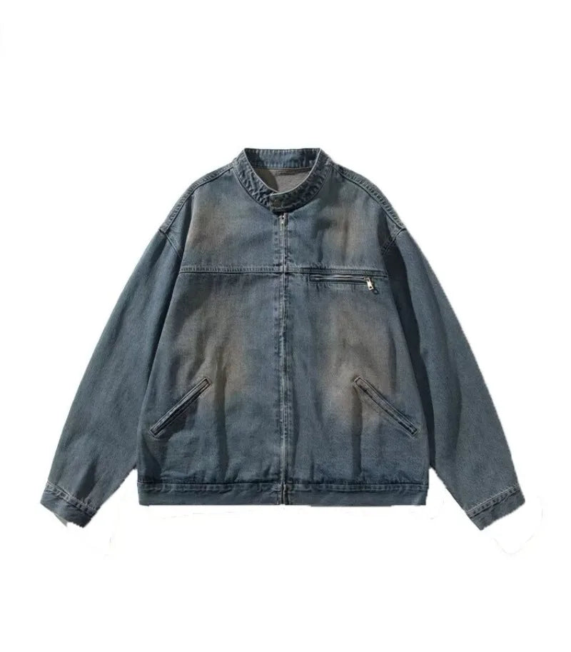 retro baseball bomber, daily drip outerwear, casual outfit
