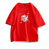 Trapwear Angelcore design – 2024 New Cube Graphic Print T Shirts For Men Personality Fas