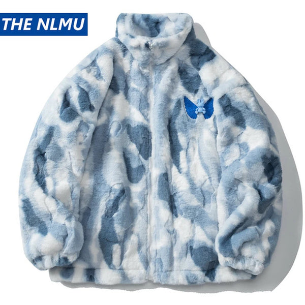 essential streetwear quality oversized style casual hip graphic material unisex cdf450 print fashion everyday hip-hop-faux-fur-fleece-winter-jacket-streetwear-tie-dye-fuzzy-fluffy-thicken-warm-coats-harajuku-casual-coat-parkas premium wear design high - urban fit image hop style streetwear design ID 2226b