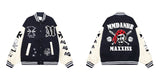 mens bomber baseball jacket coats casual patchwork pu leather single buttons fashion embroidery streetwear hip hop loose jack - variant style d59d14 for streetwear fashion