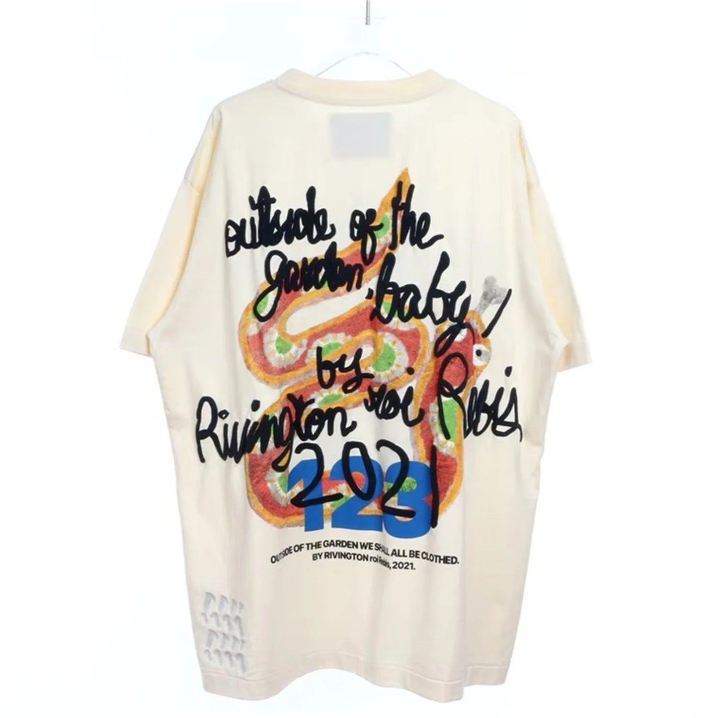 cyberpunk graphic tee featuring vintage summer rrr123 foam letter print loose casual t shirt tops