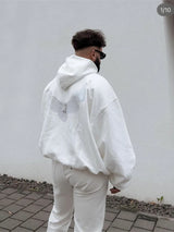 sadcore tribal flames featuring high quality double layer pigeon kanye high street retro oversized mens and womens hoodie