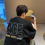 Skatercore Oversized shirt – Korean Trendy Brand Retro Niche Letter Print High Street Sty