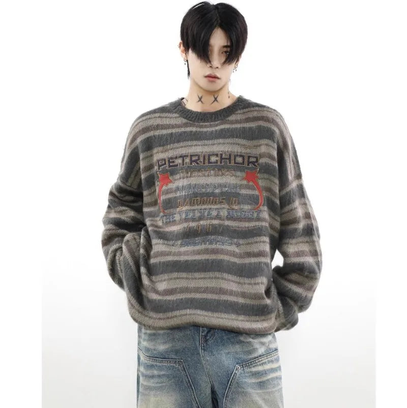 y2k flame streetwear, 2025 trend fit, trendy urban fashion top for men, layered streetwear look