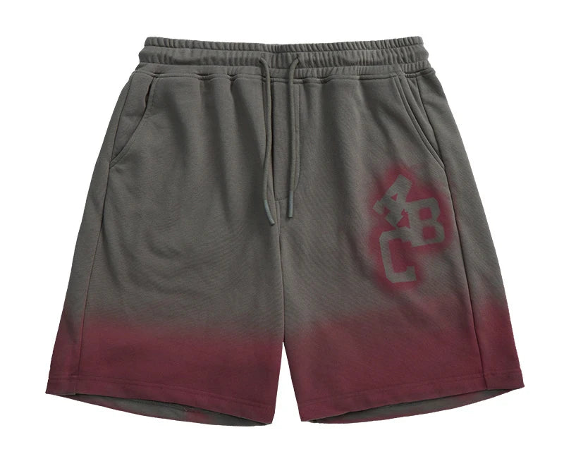 Rainbowtouches 2022 Men Shorts Fashionable High Street Casual Shorts Simple Retro Loose Outdoor Sports Shorts Men Gradual Shorts