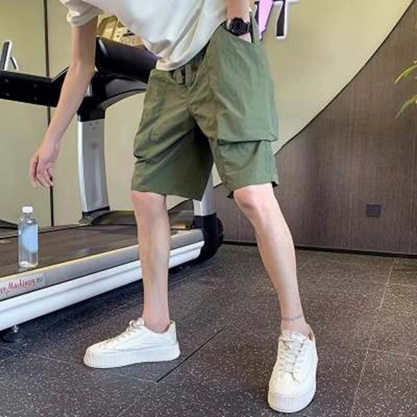 Multi-pockets Cargo Shorts Fashion Brand Straight Loose Casual Cargo Shorts 2024 Summer Men New Shorts American Shorts