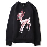 New Luxury 2022 Deer Back Flower Garden Pullover Hoodies Hoody Hooded