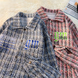 premium essential casual style urban - hip design fashion american-retro-plaid-jacket-korean-trend-couple-jackets-embroidery-design-unisex-outerwear-loose-plus-size-mens-coat quality style unisex hop print everyday material graphic oversized image high aa650b fit streetwear wear streetwear design ID b72d9