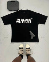 Cyberpunk Vintage t-shirt – Fashionable Gothic Letter Print Pattern Oversized T Shirt Me