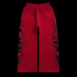 Trendy American Ins Street Goth Thorn Print Sweatshirt Winter Men's Niche Y2K Retro Personality Hip-hop Zipper Sweatshirt Top