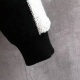 grunge knit pullover for fall and winter, oversized aesthetic with urban style, mens fashion layer for modern streetwear coll