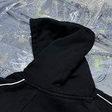 Harajuku-style hoodie with bold streetwear branding