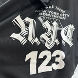 24ss RR123 Brand Fashion Letter Print Black Cotton Cardigan Hooded Sweatshirt High-Street Casual Zipper Hoodie For Winter