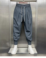 mens harem joggers pants male cargo pants streetwear black hip hop casual pockets sweatpants oversized 2024 fashion trousers unique joggers style 1743