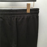 high new novelty luxury men 21 classic side metal rivets pockets comfortable cotton parkour sweat casual pants sweatpants d47 unique joggers style 4370