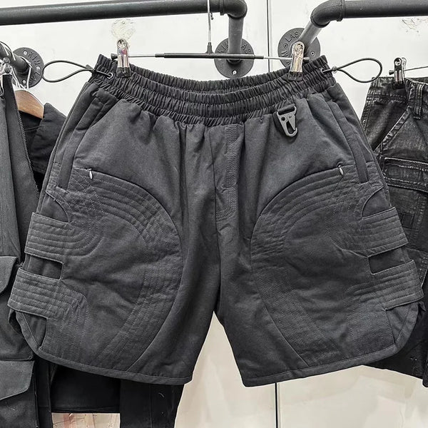 Whoisjacow High Quality 1:1 Men's Workwear hollowed out layered functional sports shorts