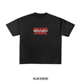 New street letter Print oversized t shirt harajuku men clothing graphic 2023 cotton American gothic high quality goth y2k tops